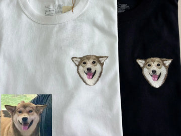 Custom Pet Embroidered Sweatshirts | Personalized with Your Photo