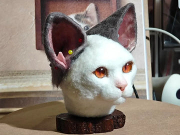 How to Make a Realistic Wool Felt Pet Nose