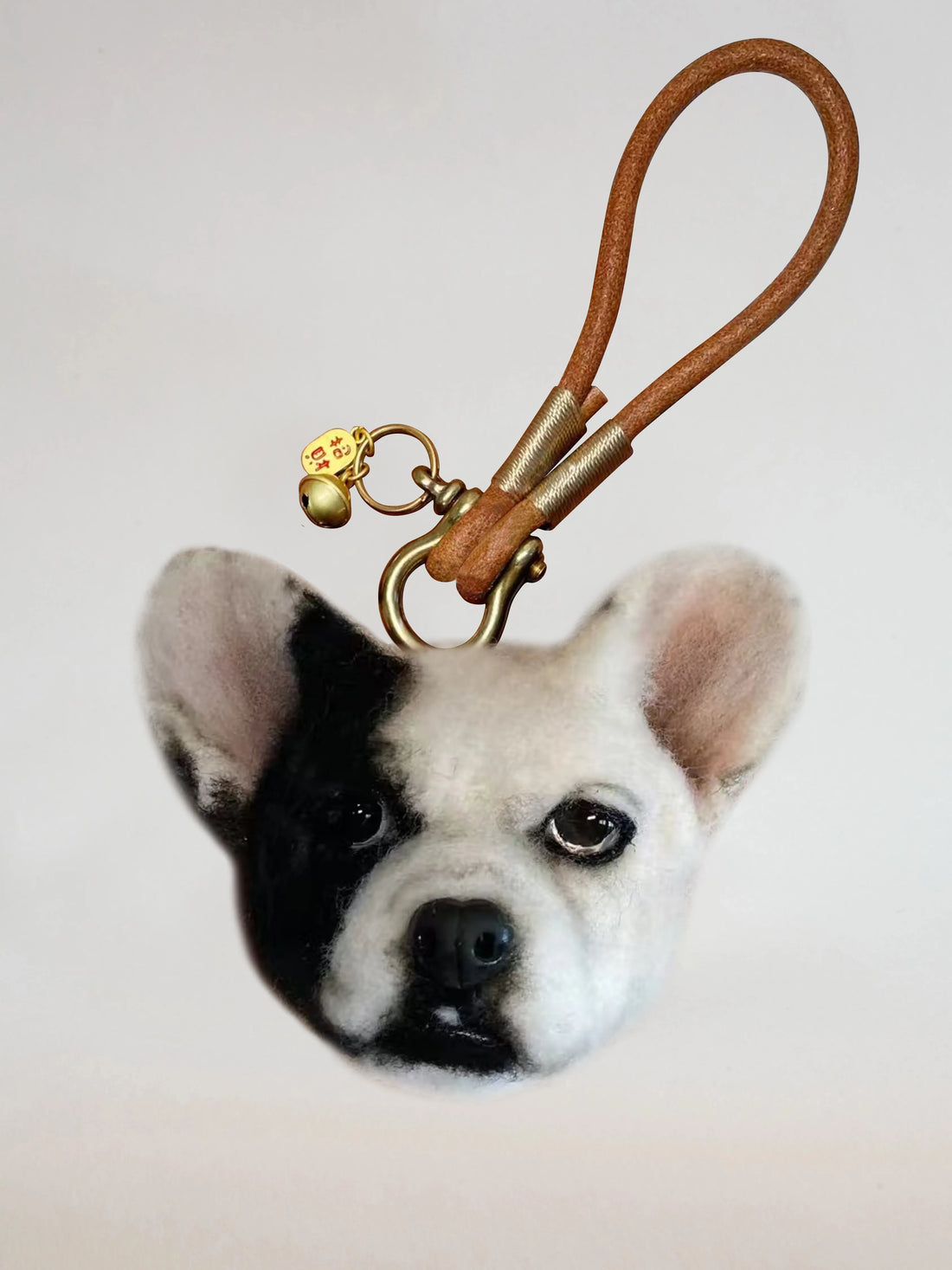 Custom 3D Wool Needle Felted Pet Portrait Keychain Car Ornaments