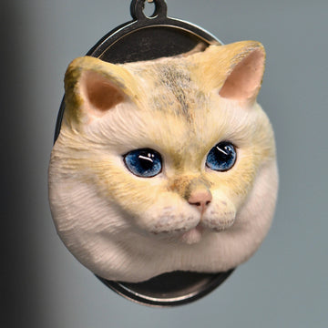 Custom Pet Portrait Clay Necklace 1