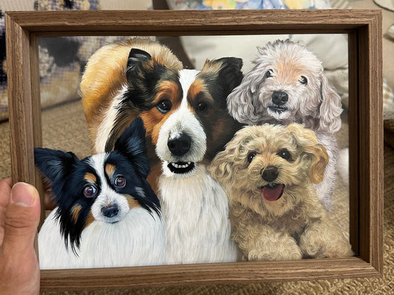Oil Painted Pet Portraits