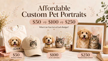 Affordable Custom Pet Portraits