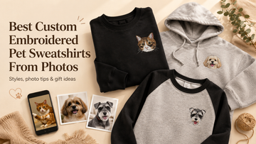 Best Custom Embroidered Pet Sweatshirts From Photos