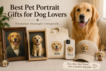 Best Pet Portrait Gifts for Dog Lovers
