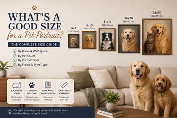 Good Size for a Pet Portrait