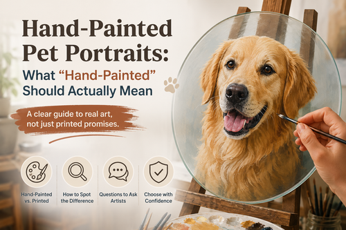 Hand-Painted Pet Portraits