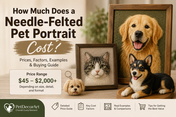 How Much Does a Needle-Felted Pet Portrait Cost?