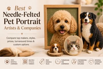 Needle-Felted Pet Portrait