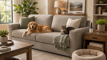 What Is the Best Couch Material If You Have Pets