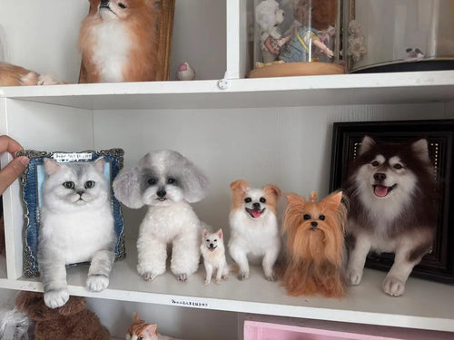 Simulation clone wool felt pet