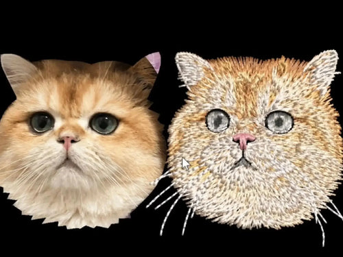 Hand Embroidered Pet Portraits