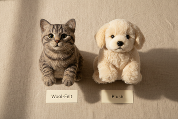 Wool-Felt vs Plush Replica