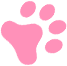 Cat's Paw Icon Pink