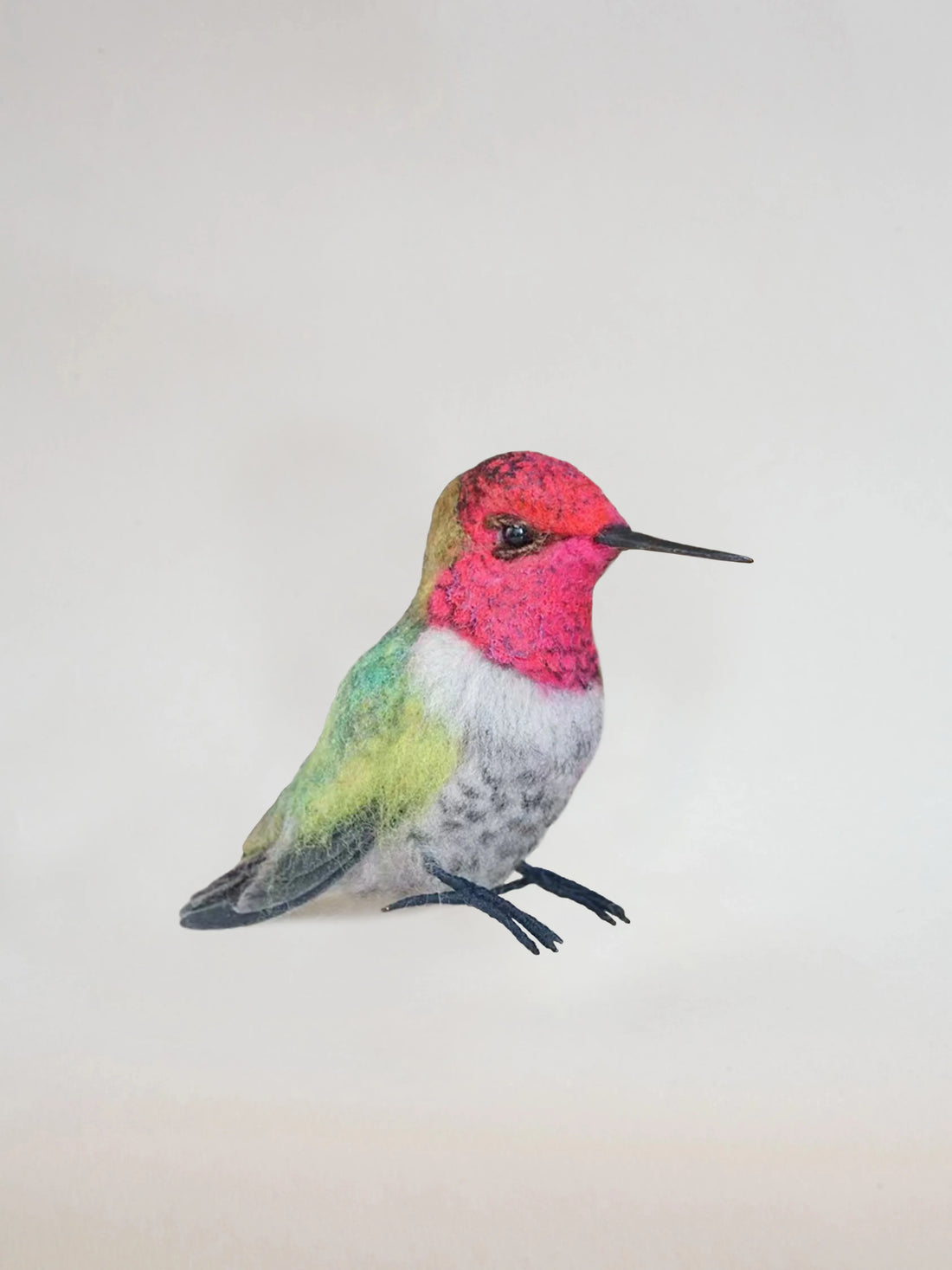 Custom 3D Wool Needle Felted Bird – Full Body Design
