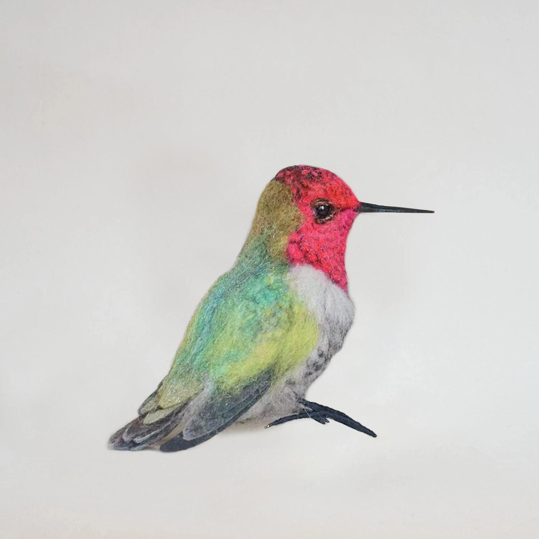 Custom 3D Wool Needle Felted Bird – Full Body Design