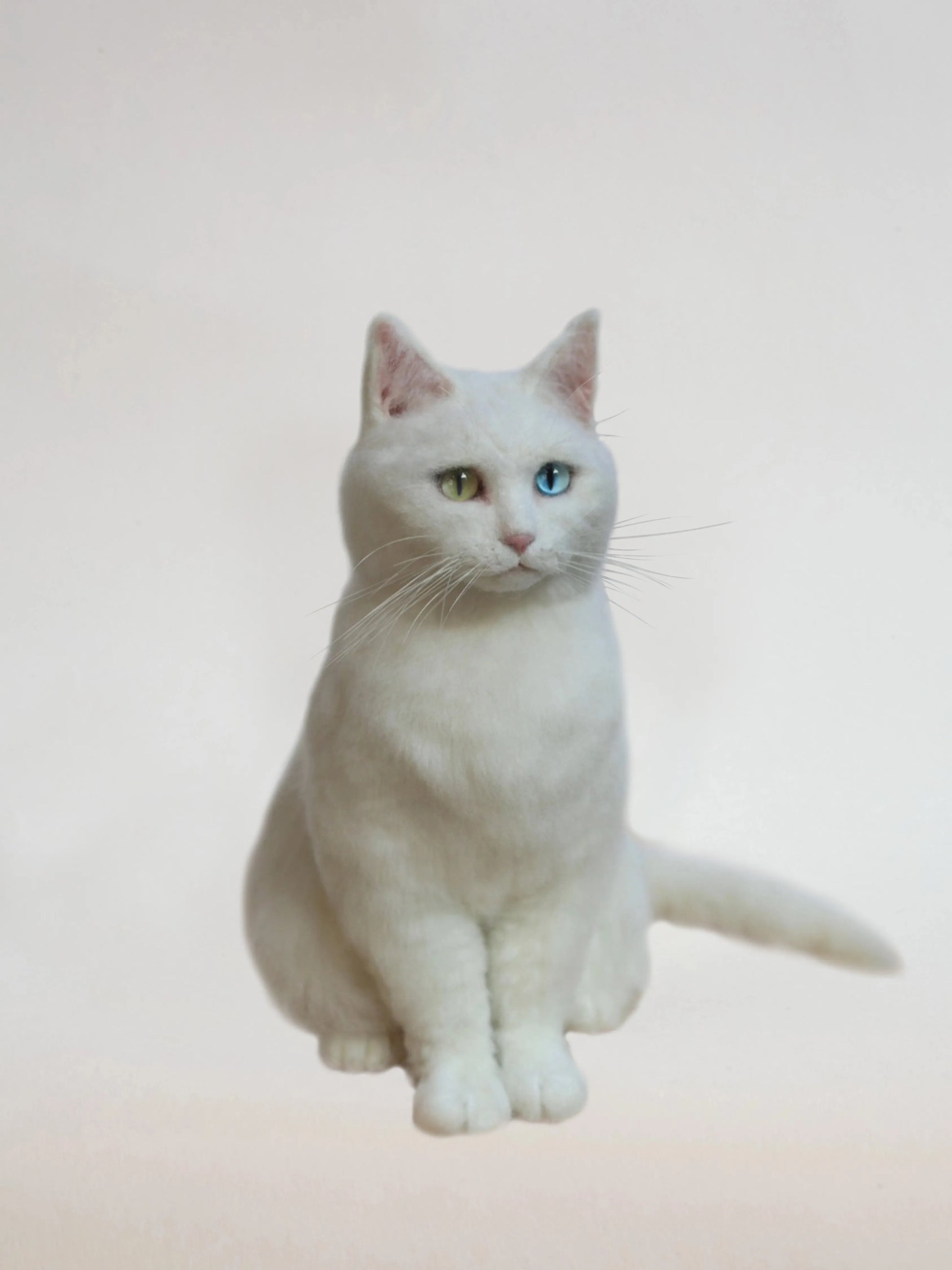 Custom 3D Wool Needle Felted Cat or Dog – Full Body Design