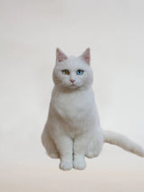 Custom 3D Wool Needle Felted Cat or Dog – Full Body Design