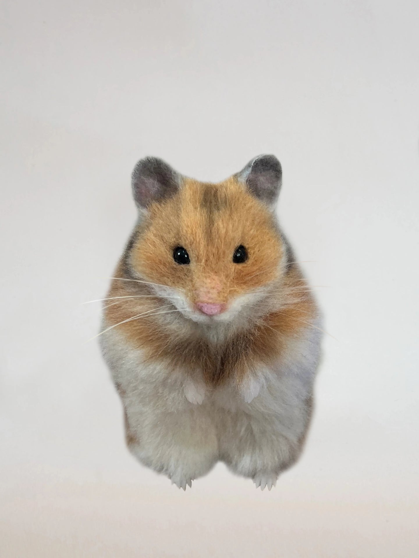 Custom hamster felt replica from PetDecorArt