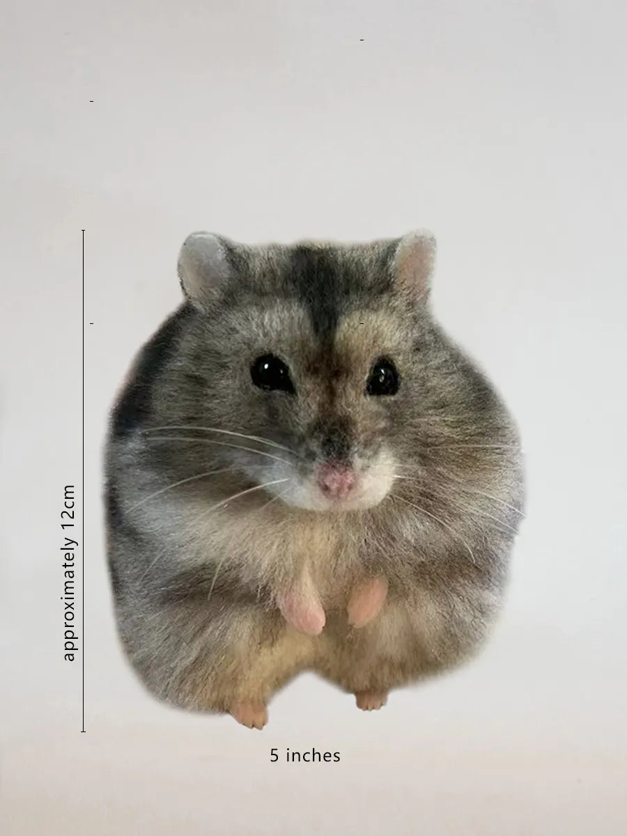 Custom 3D Wool Needle Felted Hamster Ferrets | PetDecorArt