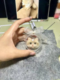 Custom 3D Wool Needle Felted Mini Pendant Keychain Bag Charms