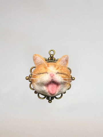 Custom 3D Wool Needle Felted Mini Pendant Keychain Bag Charms