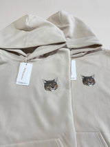 Custom Embroidered Pet Portrait Hoodie Long Sleeve