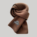 Custom Embroidered Scarf – 100% Cashmere Wool Scarf with Pet Portrait