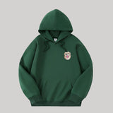 Custom Hooded Sweatshirt with Pet Portrait – 320g Solid Color Design Hoodie
