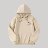 Custom Hooded Sweatshirt with Pet Portrait – 320g Solid Color Design Hoodie