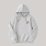 Custom Hooded Sweatshirt with Pet Portrait – 320g Solid Color Design Hoodie