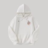 Custom Hooded Sweatshirt with Pet Portrait – 320g Solid Color Design Hoodie