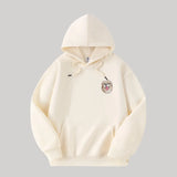 Custom Hooded Sweatshirt with Pet Portrait – 320g Solid Color Design Hoodie