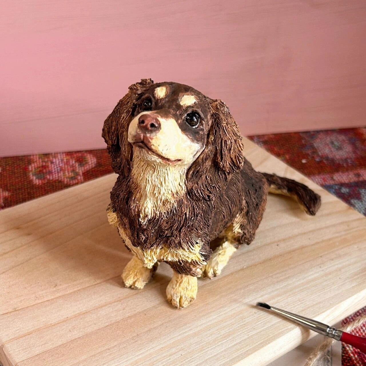 Custom Pet Clay Portrait Full Body