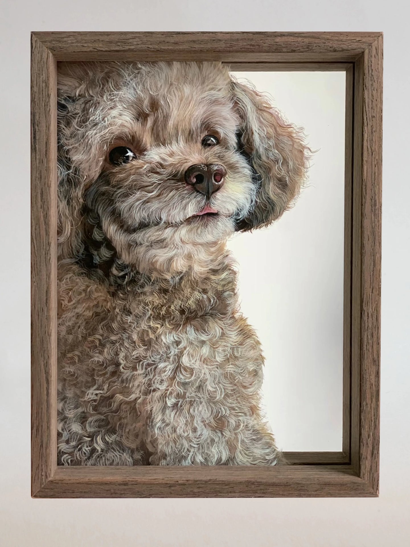Custom Pet Photo Frame Painting Oil Painting On Glass Art Painting