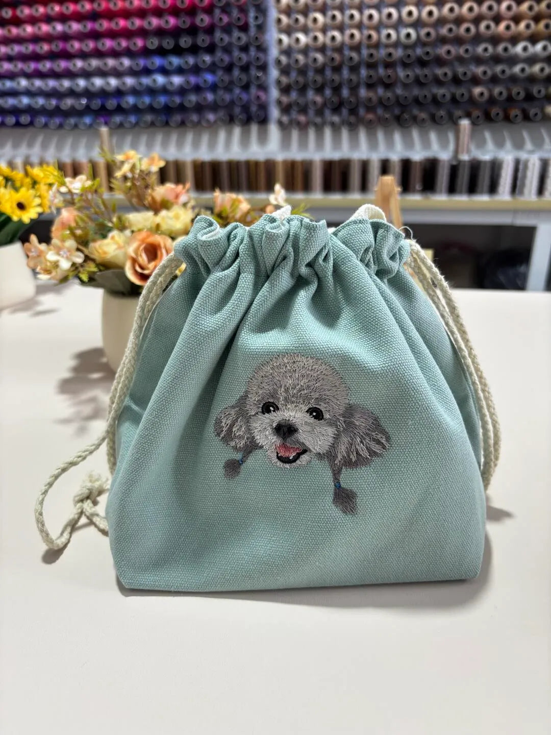 Custom Pet Portrait Embroidered Clothing