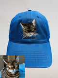 Custom Pet Portrait Hand Embroidered Caps