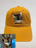 Custom Pet Portrait Hand Embroidered Caps