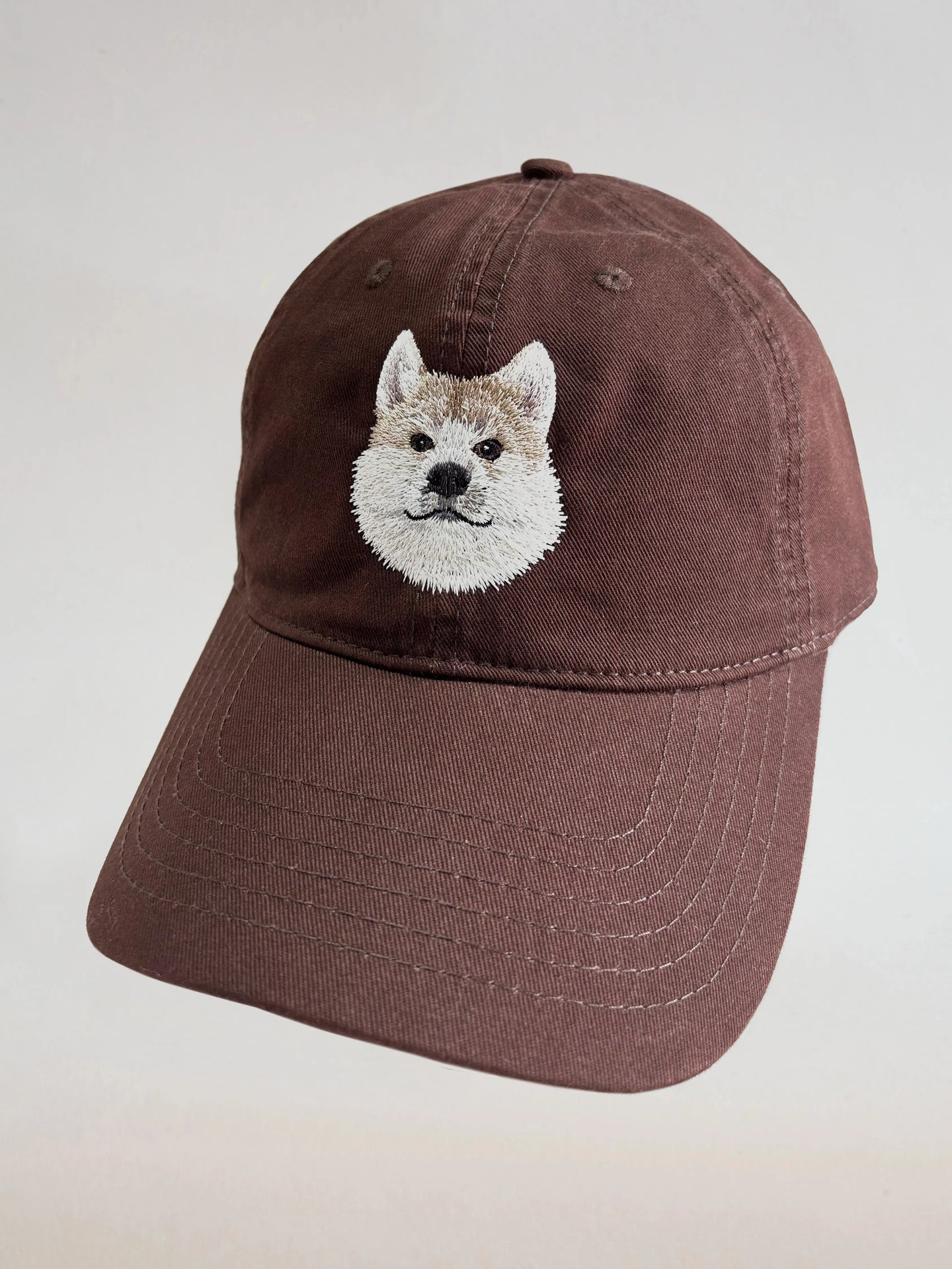 Custom Pet Portrait Hand Embroidered Caps | PetDecorArt