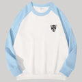 Embroidered Two-Tone Custom Sweatshirt With Pet Portrait