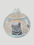 Pet Planet Urn – Customized Ceramic Pet Urn with Hand-Painted Pet Portrait