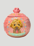 Pet Planet Urn – Customized Ceramic Pet Urn with Hand-Painted Pet Portrait