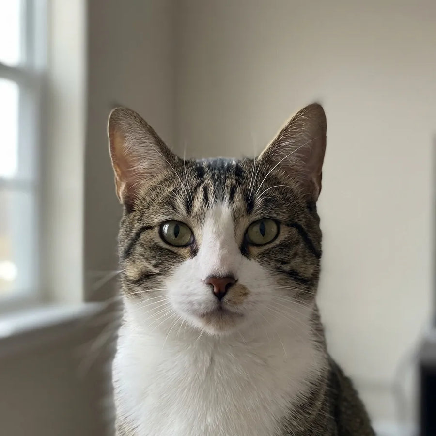 Eye level cat photo for portrait