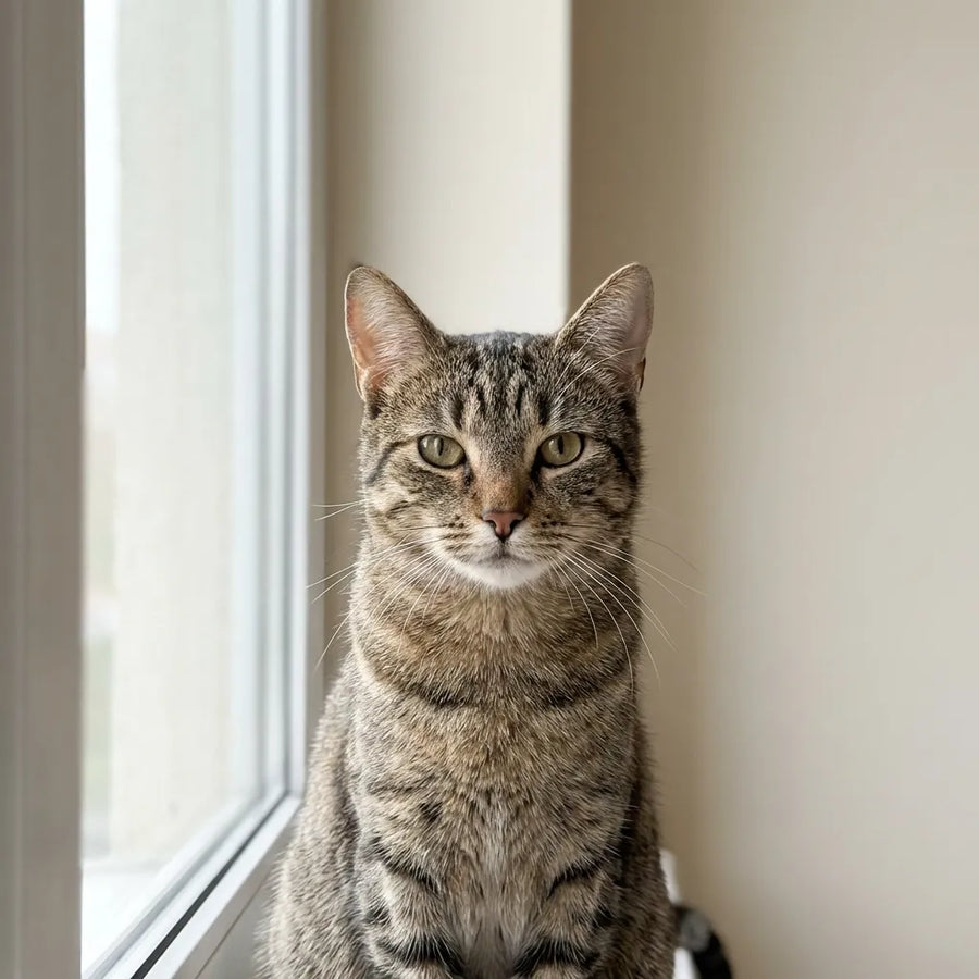 Good lighting for a cat portrait photo