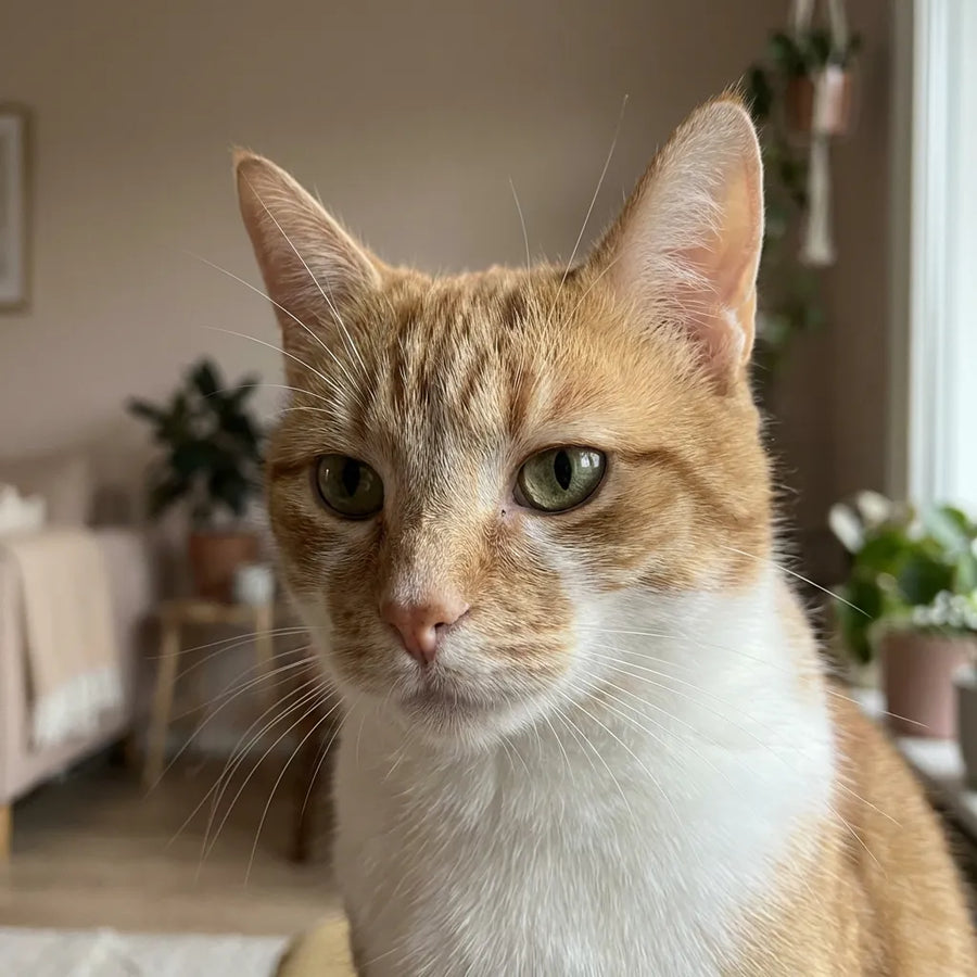 Sharp cat eyes photo example